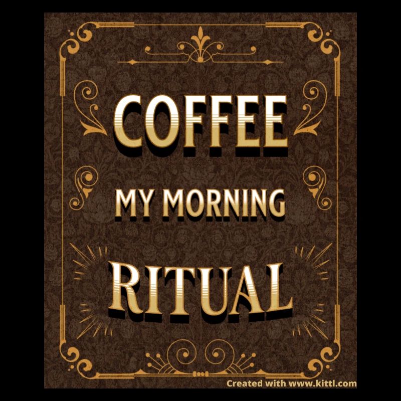 Le café : mon rituel matinal