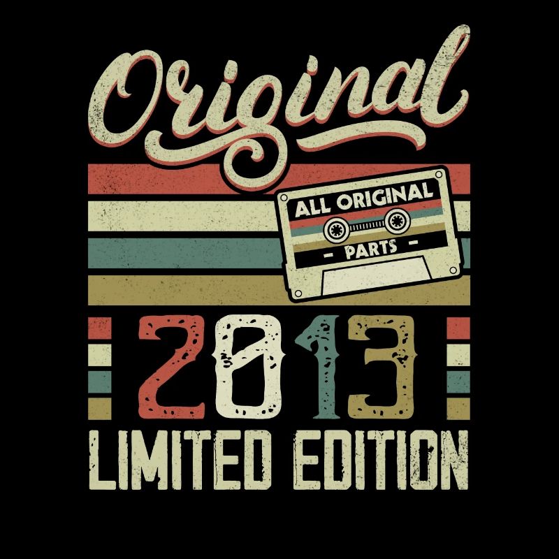 Vintage 2013 Retro Birthday Gift 2013