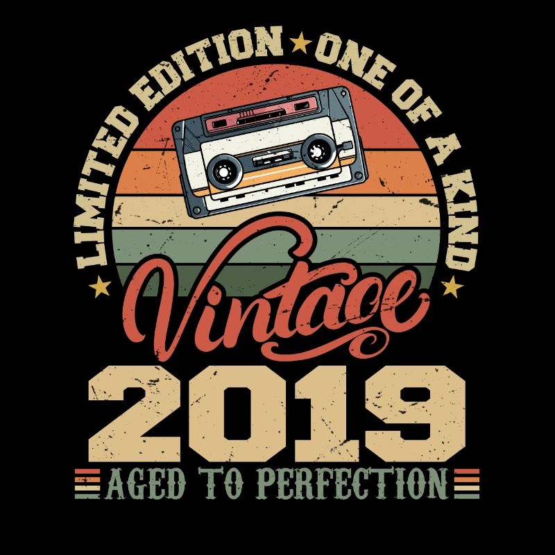 Vintage 2019 Retro Geburtstagsgeschenk 2019