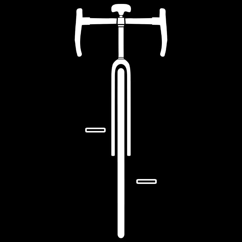Vélo de course avant vélo vélo cyclisme silhouette