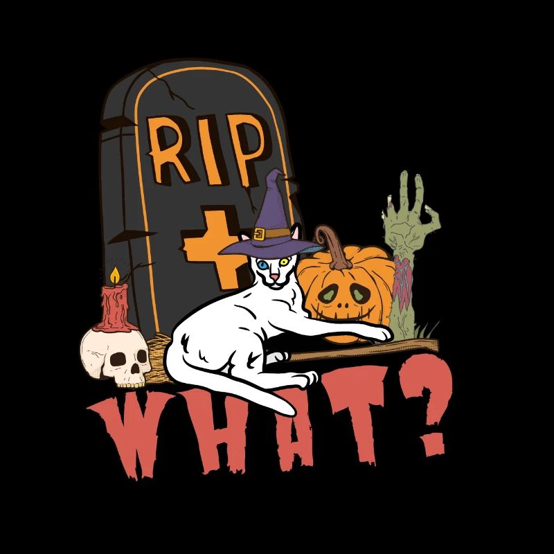 Mignon et effrayant Khao Manee chat d’Halloween