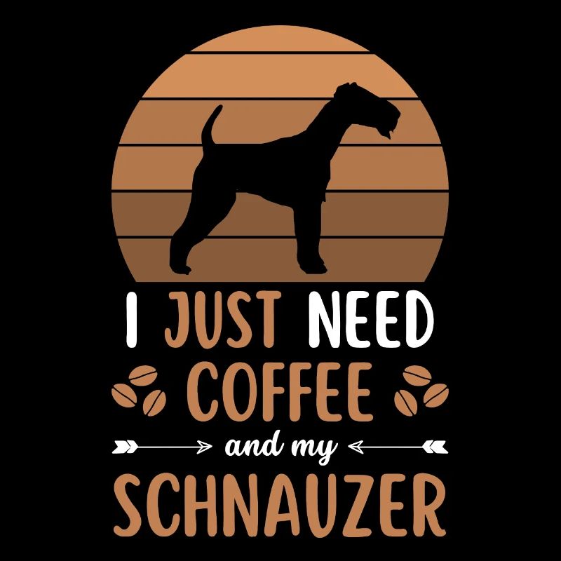 Schnauzer Café Rétro