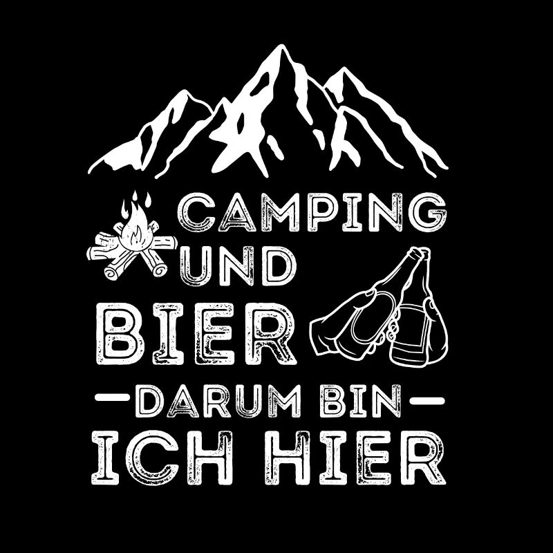 Amateurs de camping et de bière
