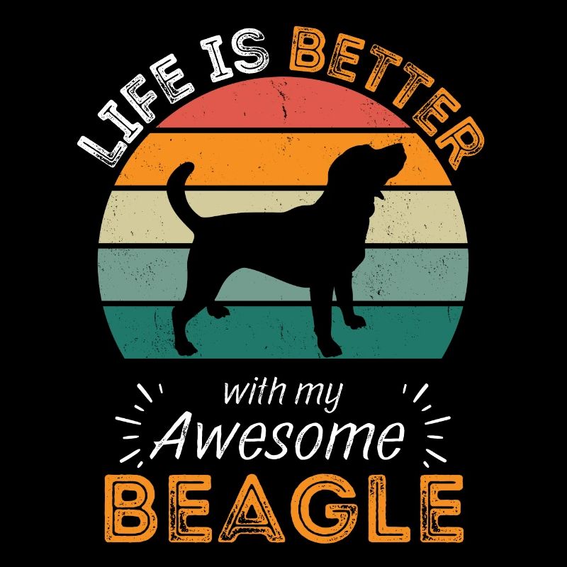 Legendary Beagle Vintage Retro