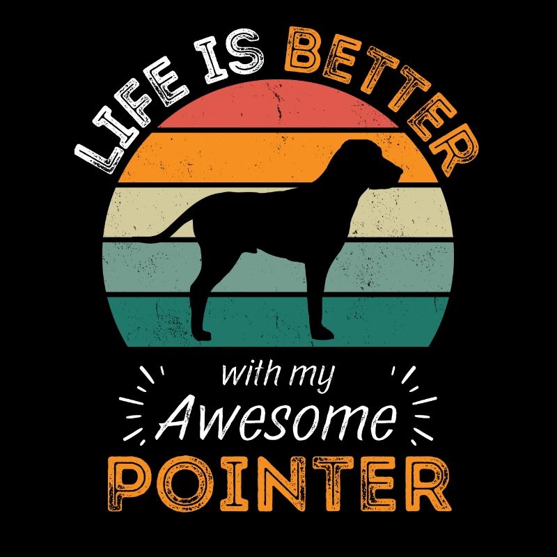 Legendary English Pointer Vintage Retro