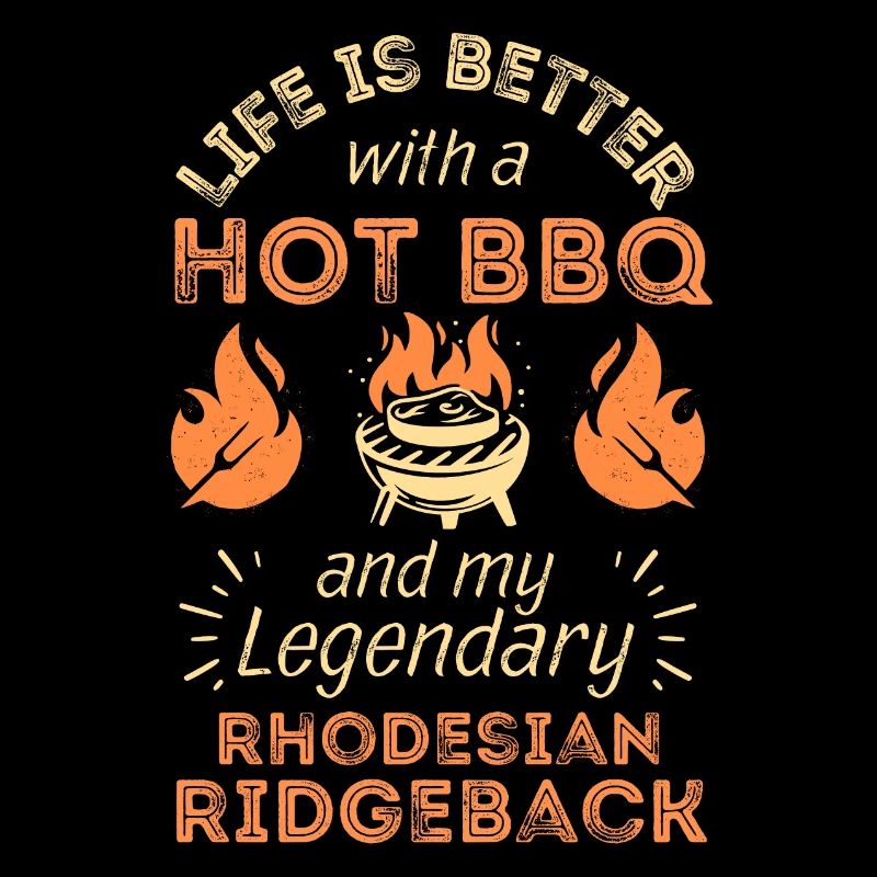 BBQ Grilling and Rhodesian Ridgeback Lovers