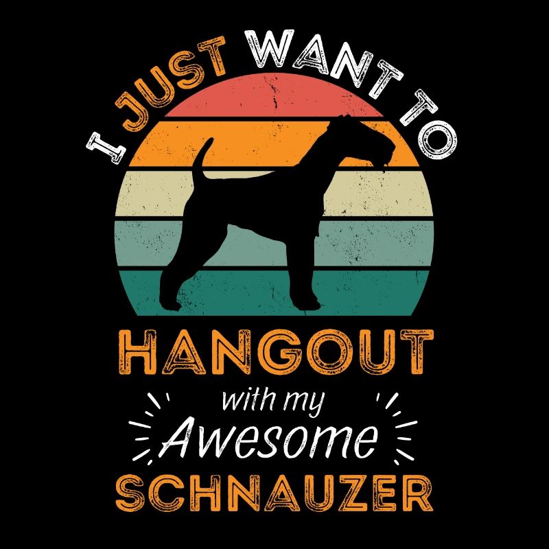 Legendärer Schnauzer Vintage Retro