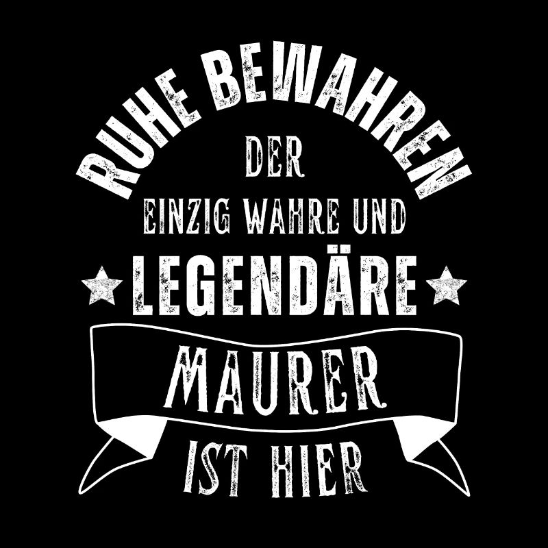 Legendärer Maurer Beruf