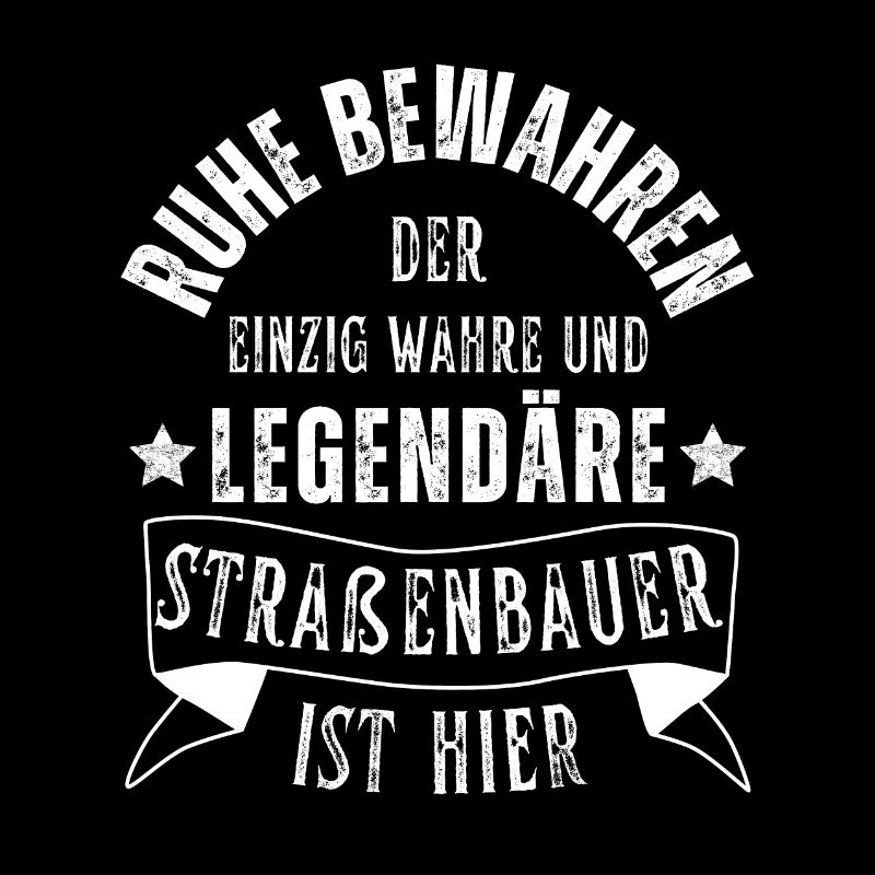 Legendärer Straßenbauer Beruf