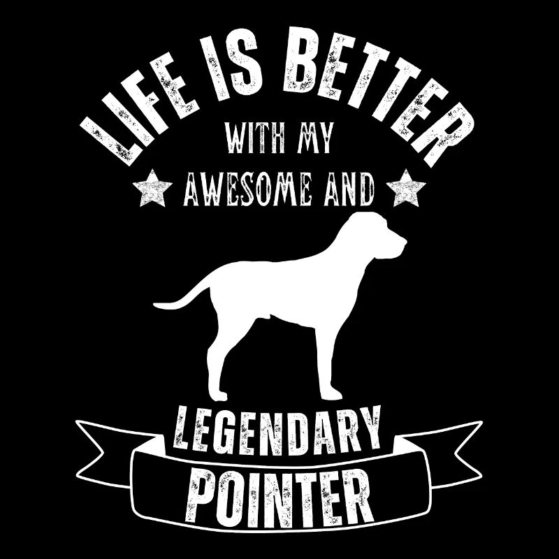 Legendärer English Pointer Vintage Retro