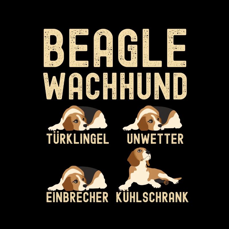 Beagle Chien de garde drôle pour les amateurs de Beagle