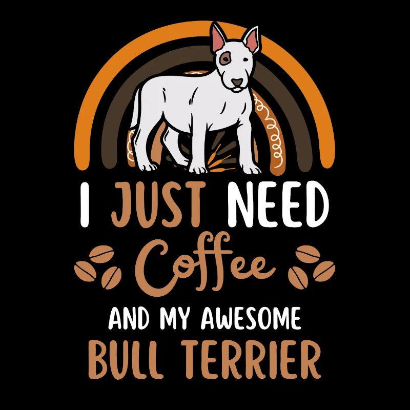 Bullterrier Kaffee Hund Cafe