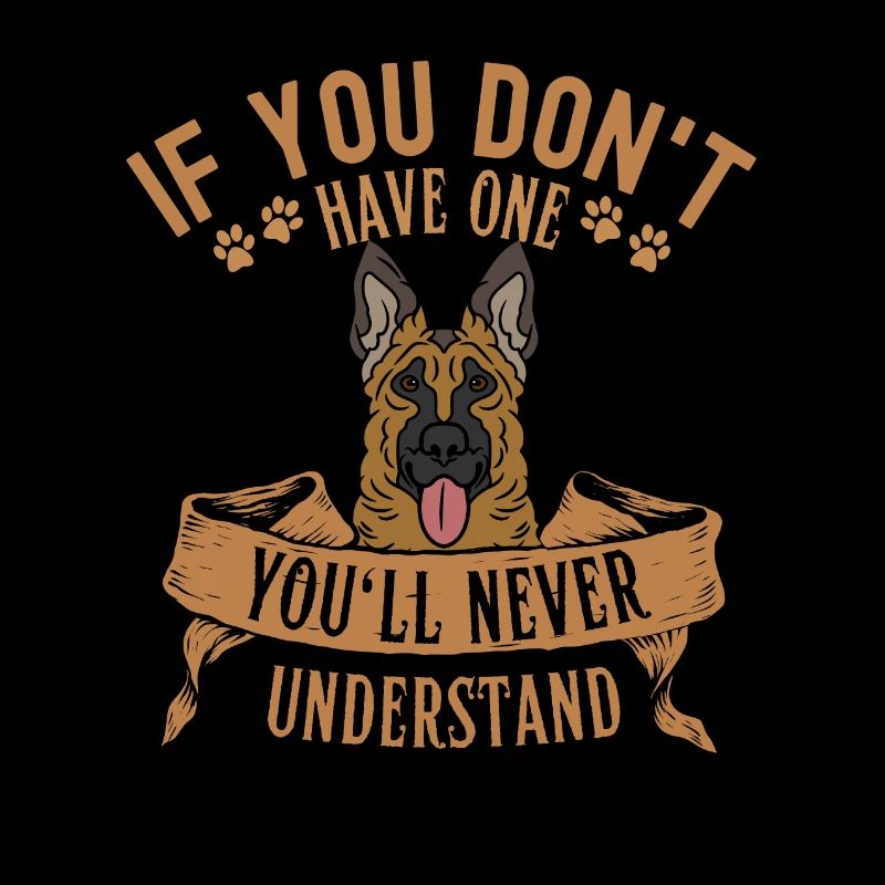 Legendary German Shepherd Retro Vintage