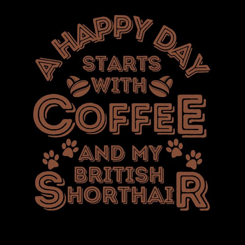 Britisch Kurzhaar Katze Kaffee Cafe