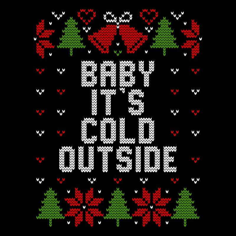 Pull de Noël moche / Bébé, il fait froid dehors