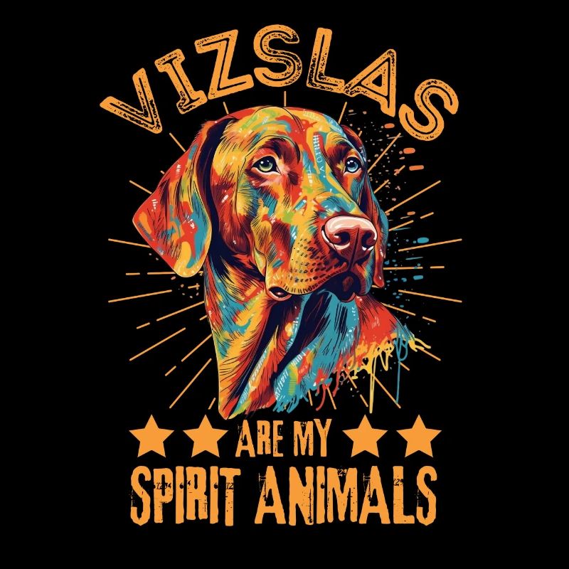 Farbenfroher Vizsla
