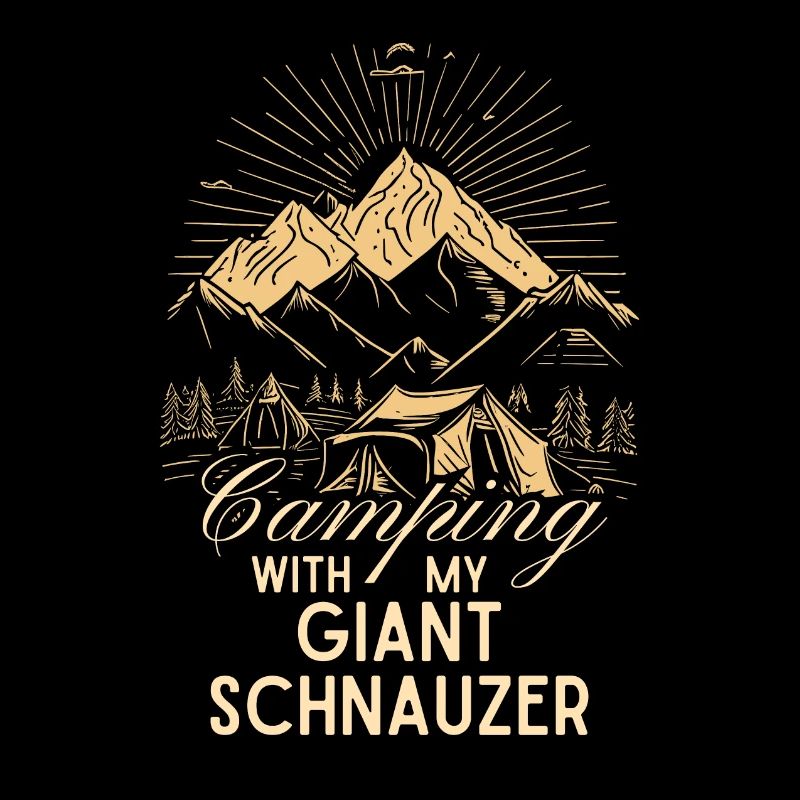 Camping de Schnauzer géant