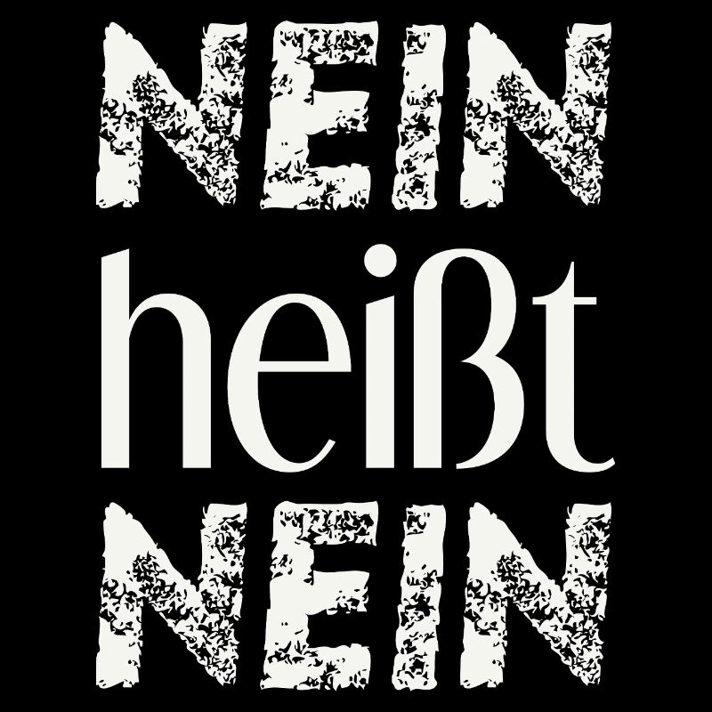 Nein heißt Nein Geschenkidee Feminismus Consent 