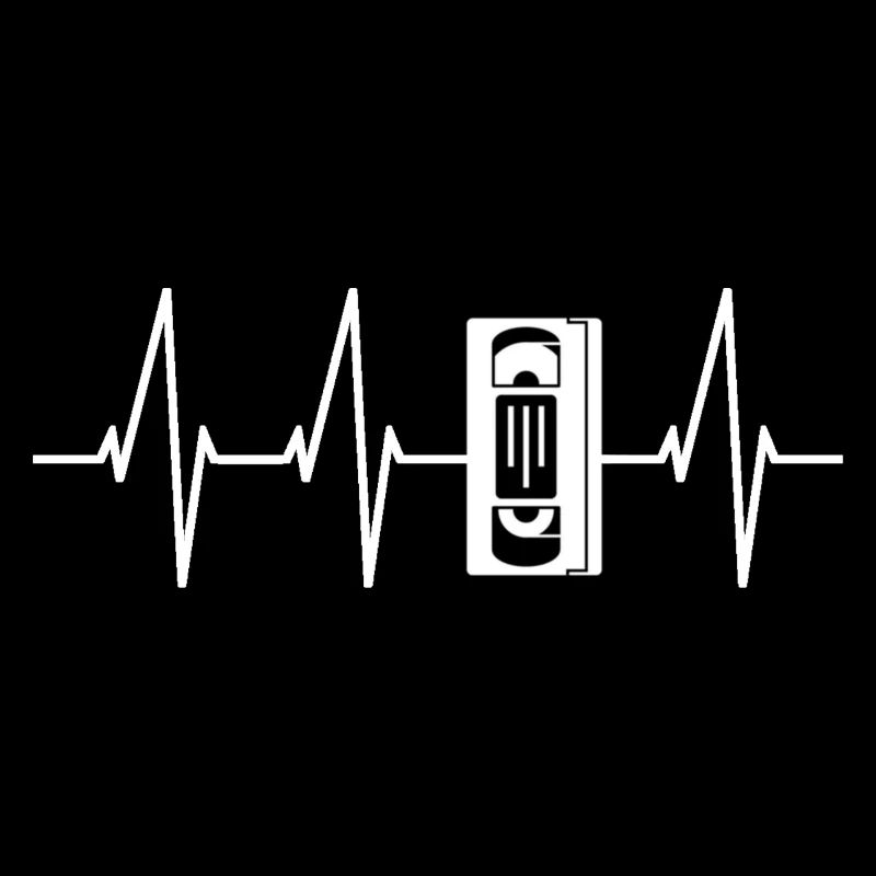 VHS Retro Herzschlag