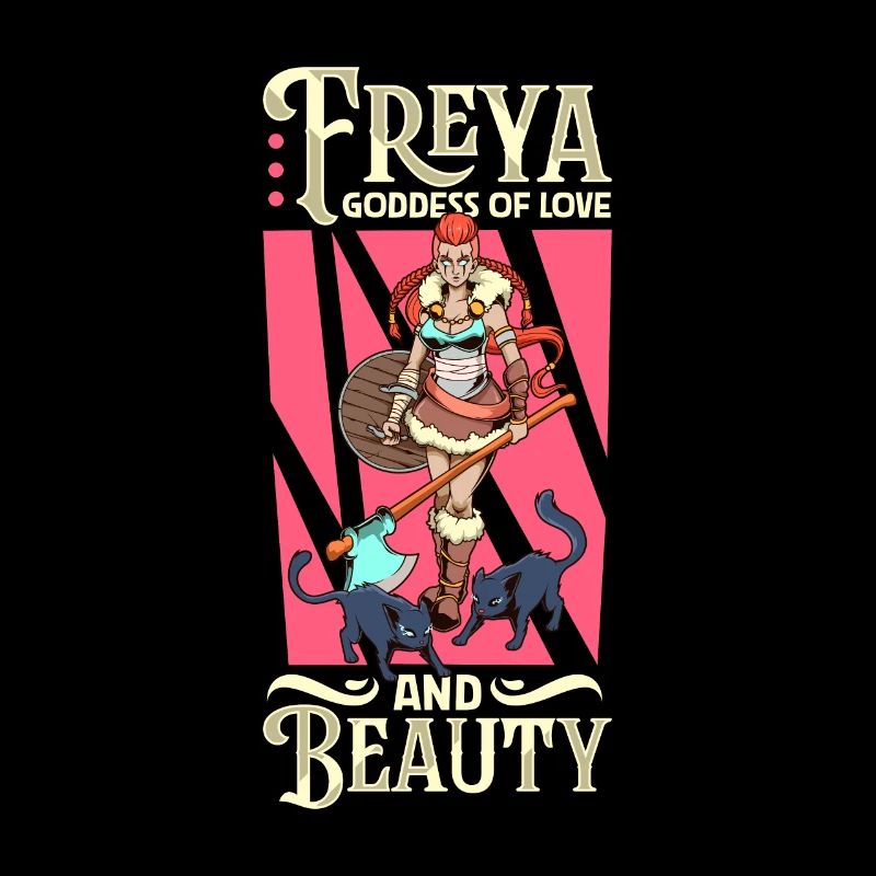 Déesse viking de l’amour Freya