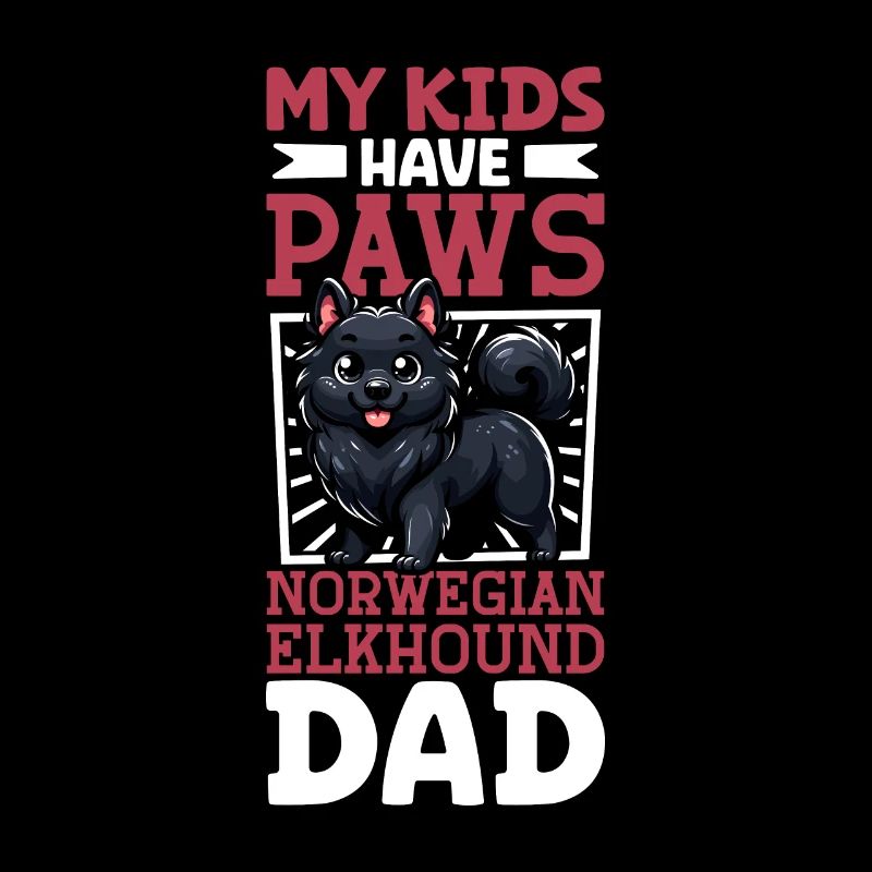 Norwegian Elkhound Dad