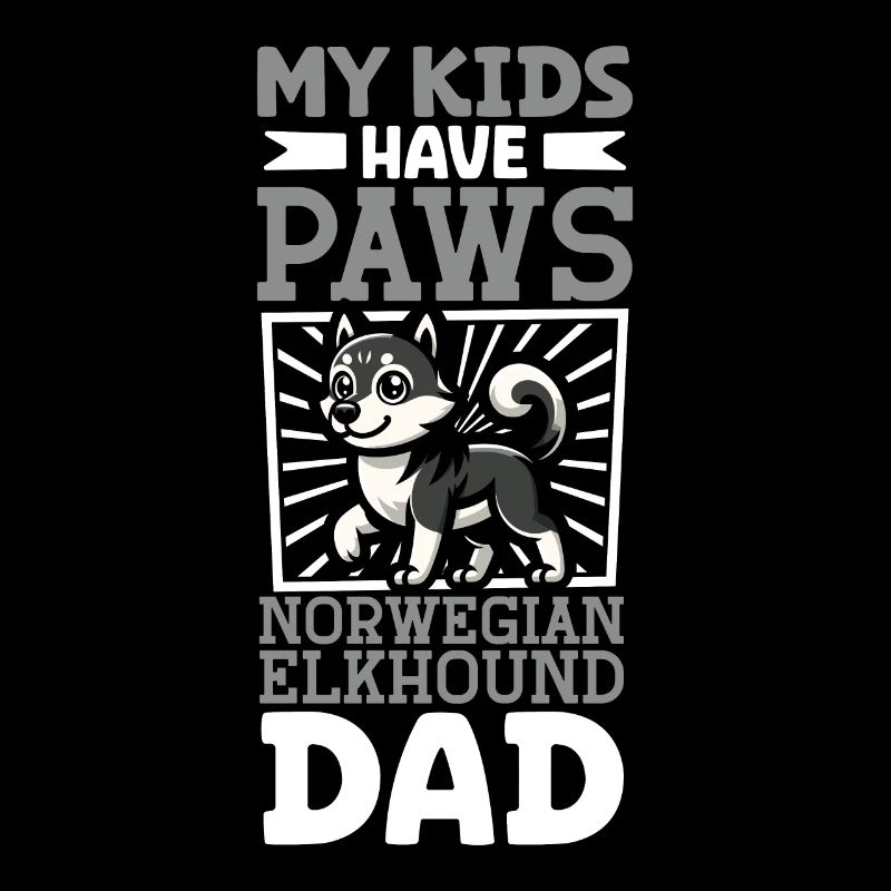 Norwegian Elkhound Dad