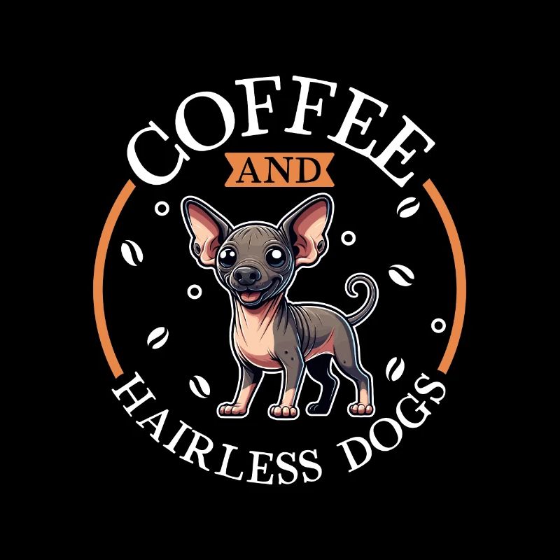 Kaffee und Nackthund