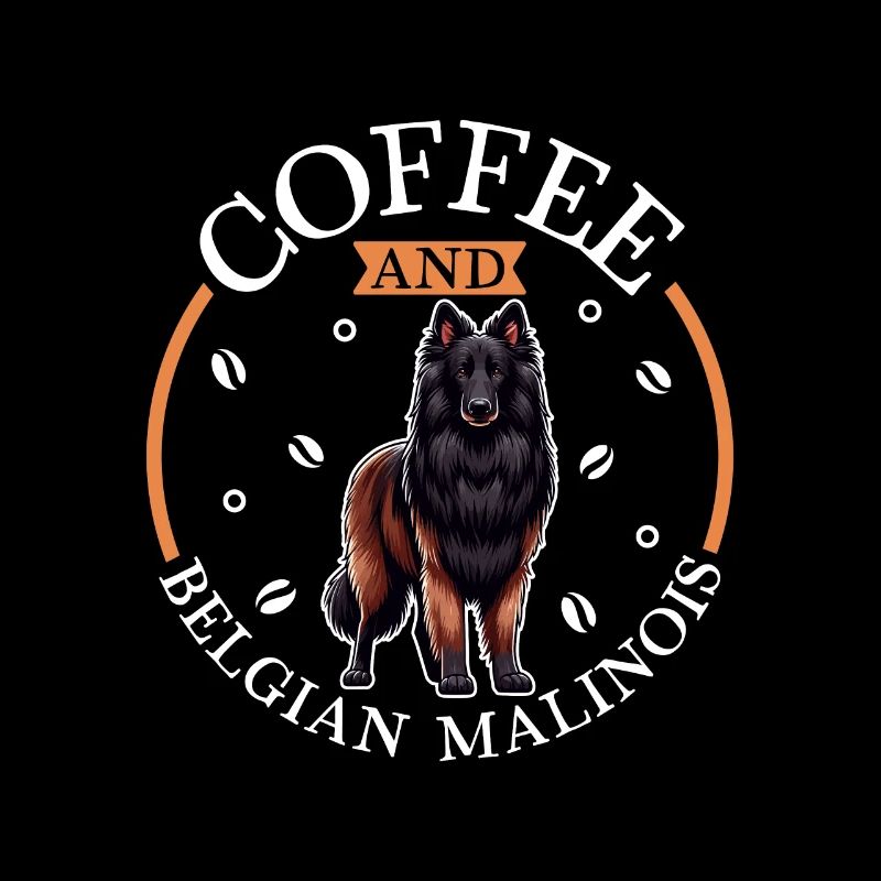 Coffee and Belgian Shepherd