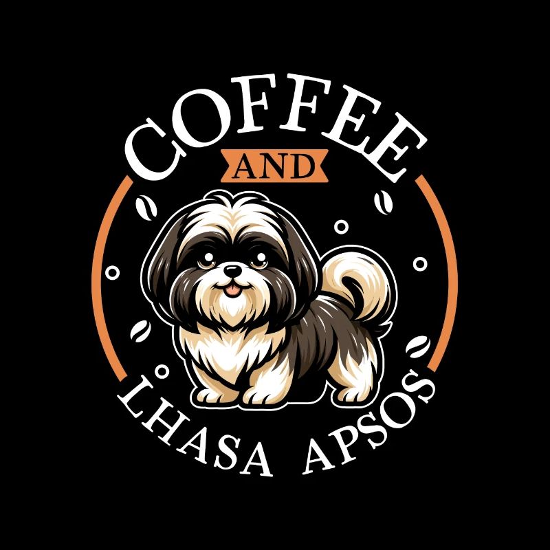 Café et Lhassa Apso