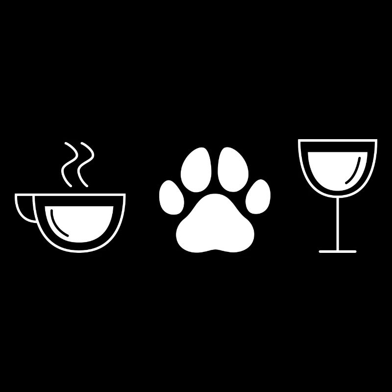 Vin de café et chien - (2)