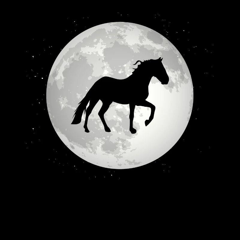 Vollmond - Pferd -