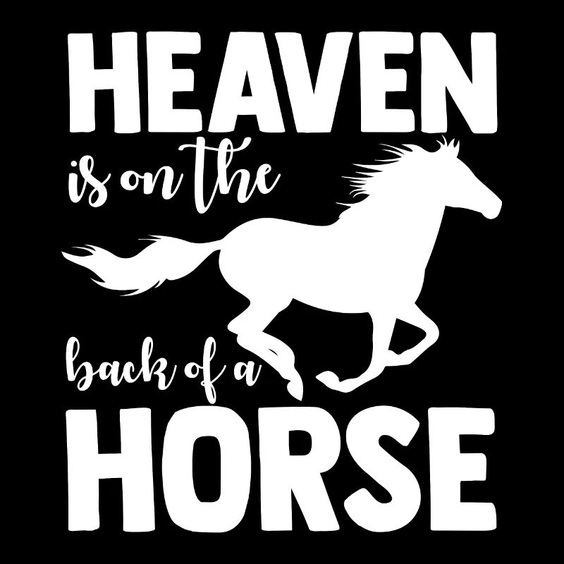 Le ciel est sur le dos d’un cheval -