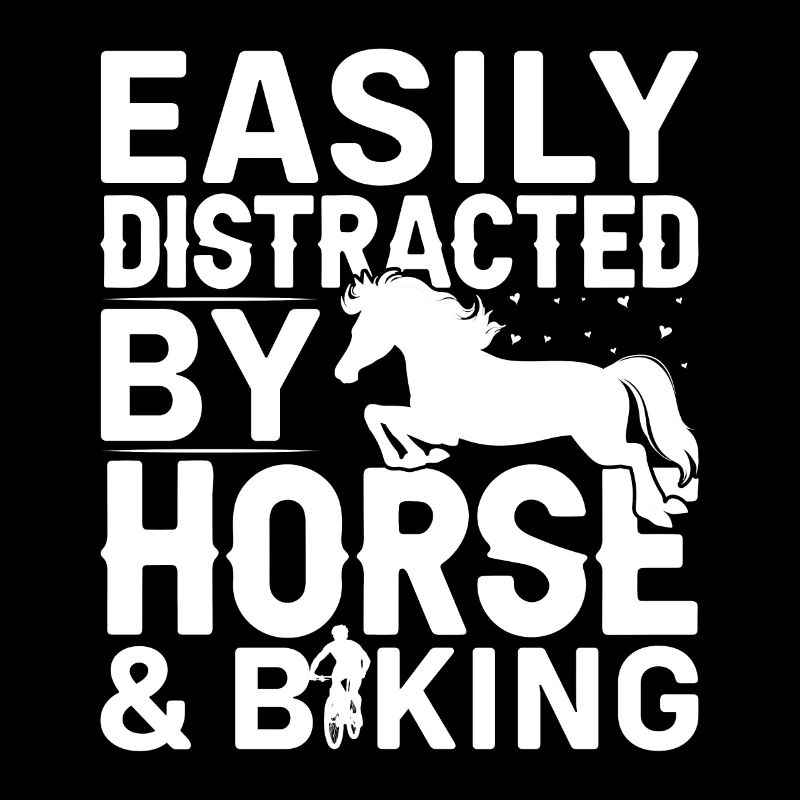 Facilement distrait par les chevaux et le cyclisme -