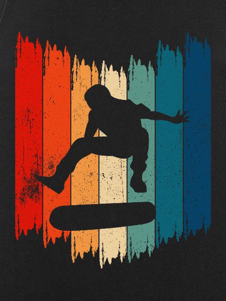 Retro Skateboard Skateboarding