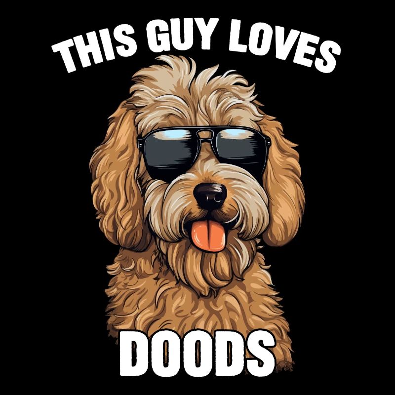 Goldendoodle Ce gars aime les griffonnages