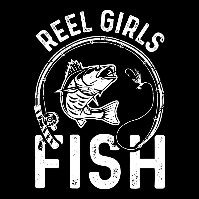 Filles de moulinet pêchant