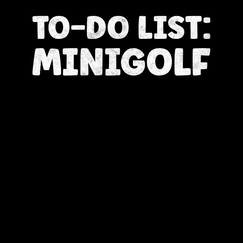 Funny Minigolf Lover Citations Miniature Golf; Golfe