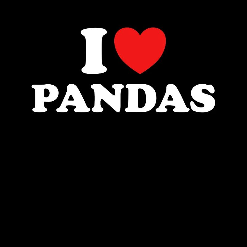 Panda Bear Lover J’aime Pandas