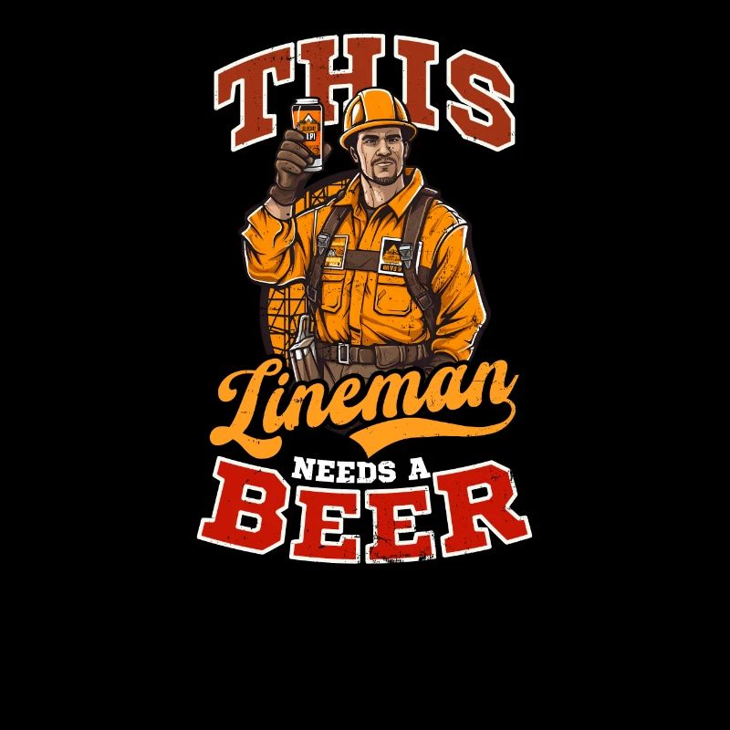 Lineman Pole This Lineman Needs Beer