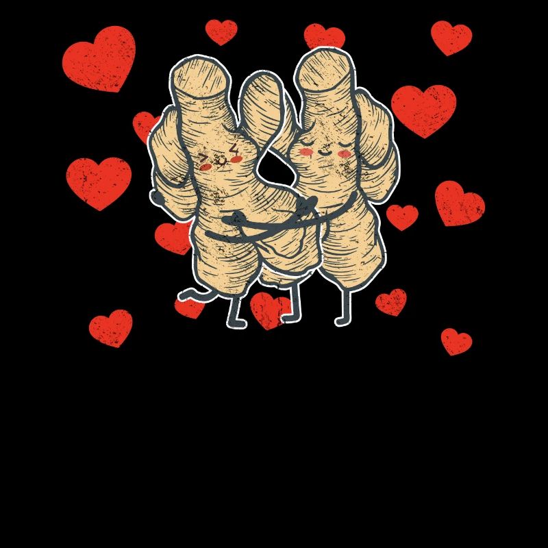 Cute Ginger Couple Hugging Ginger Lovers