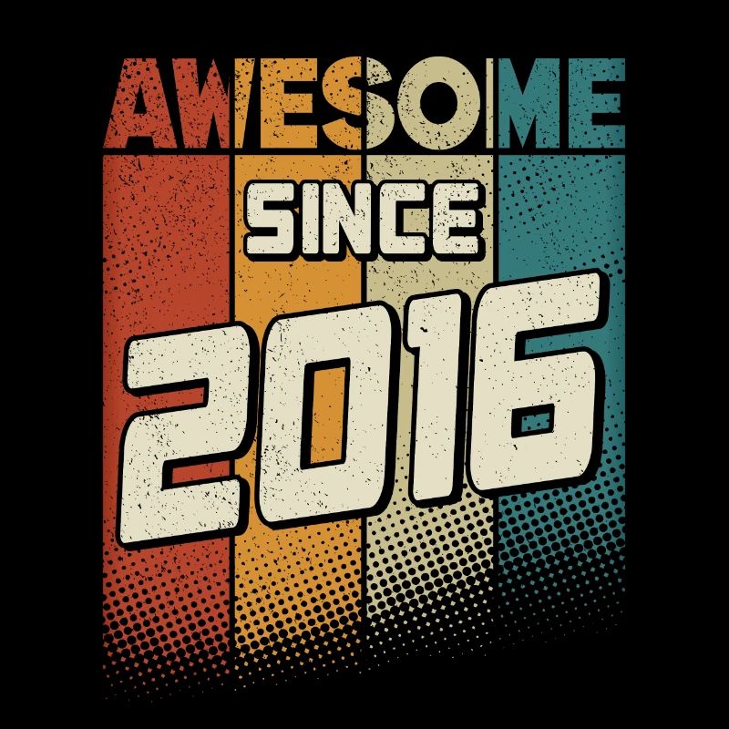 Awesome since 2016 Mädchen Junge 8. Geburtstag