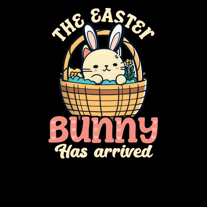 Cat Easter The Easter Bunny Arrived