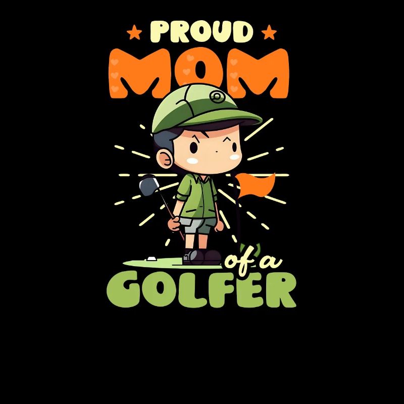 Maman golfeuse Fière maman de golfeur