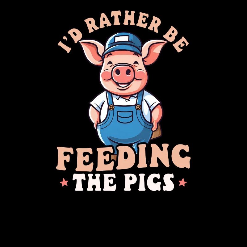Pig Farmer Rather Be Feeding Pigs