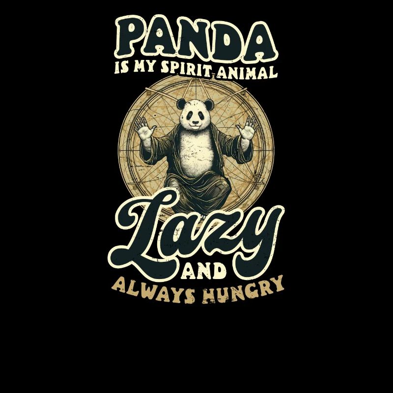 Panda Lazy And Always Hungry Panda