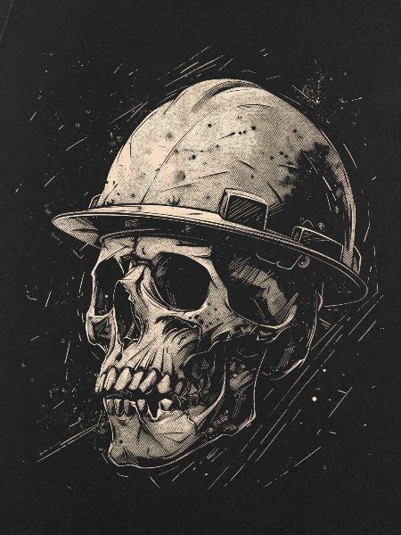 Skull Construction Worker