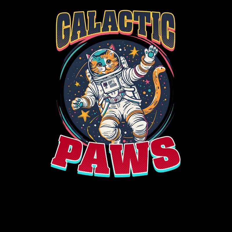 Cat Astronaut Galactic Paws