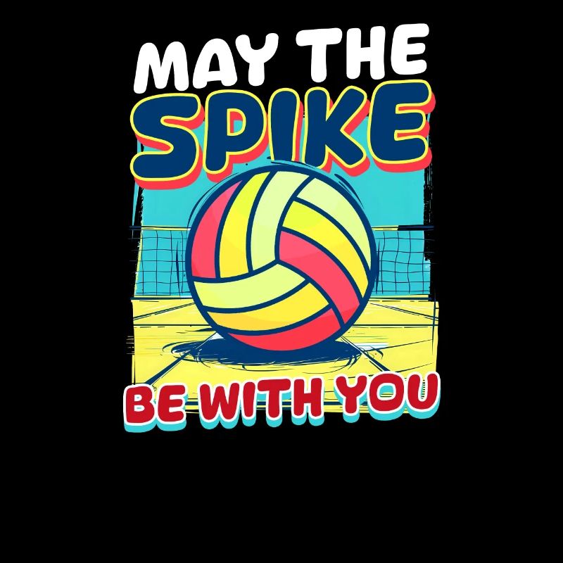 Volleyball drôle Que le Spike soit avec vous