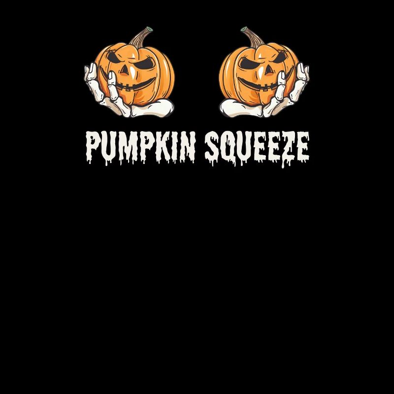 Halloween Boob Pumpkin Squeeze