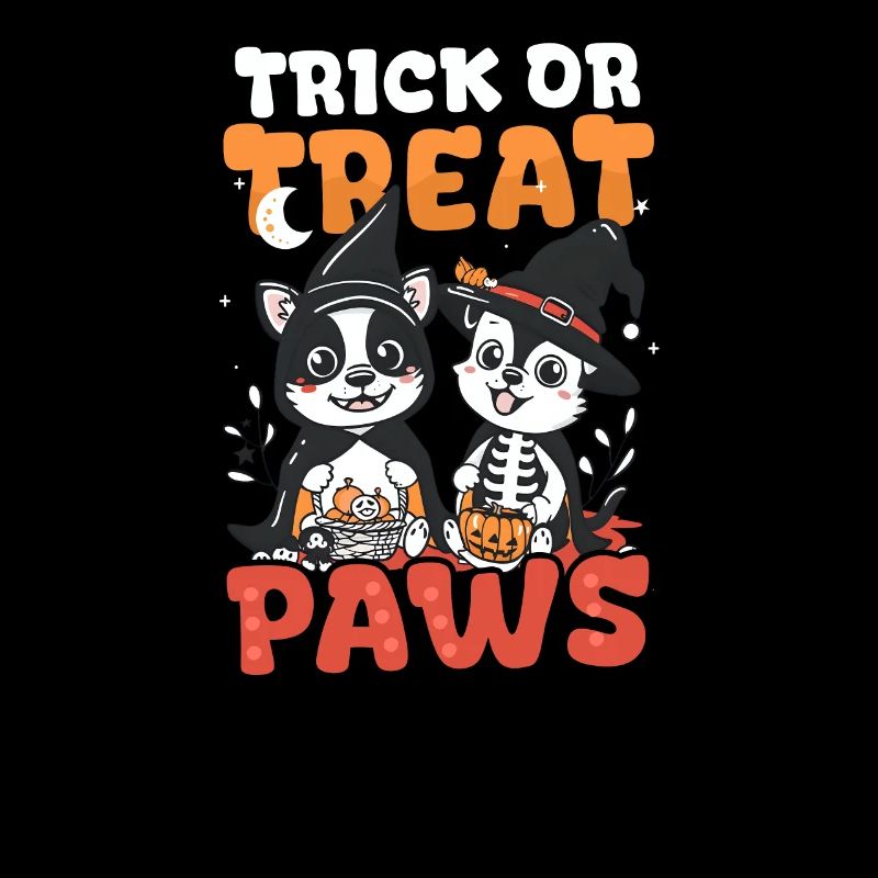 Halloween Hund Süßes Oder Saures Pfoten